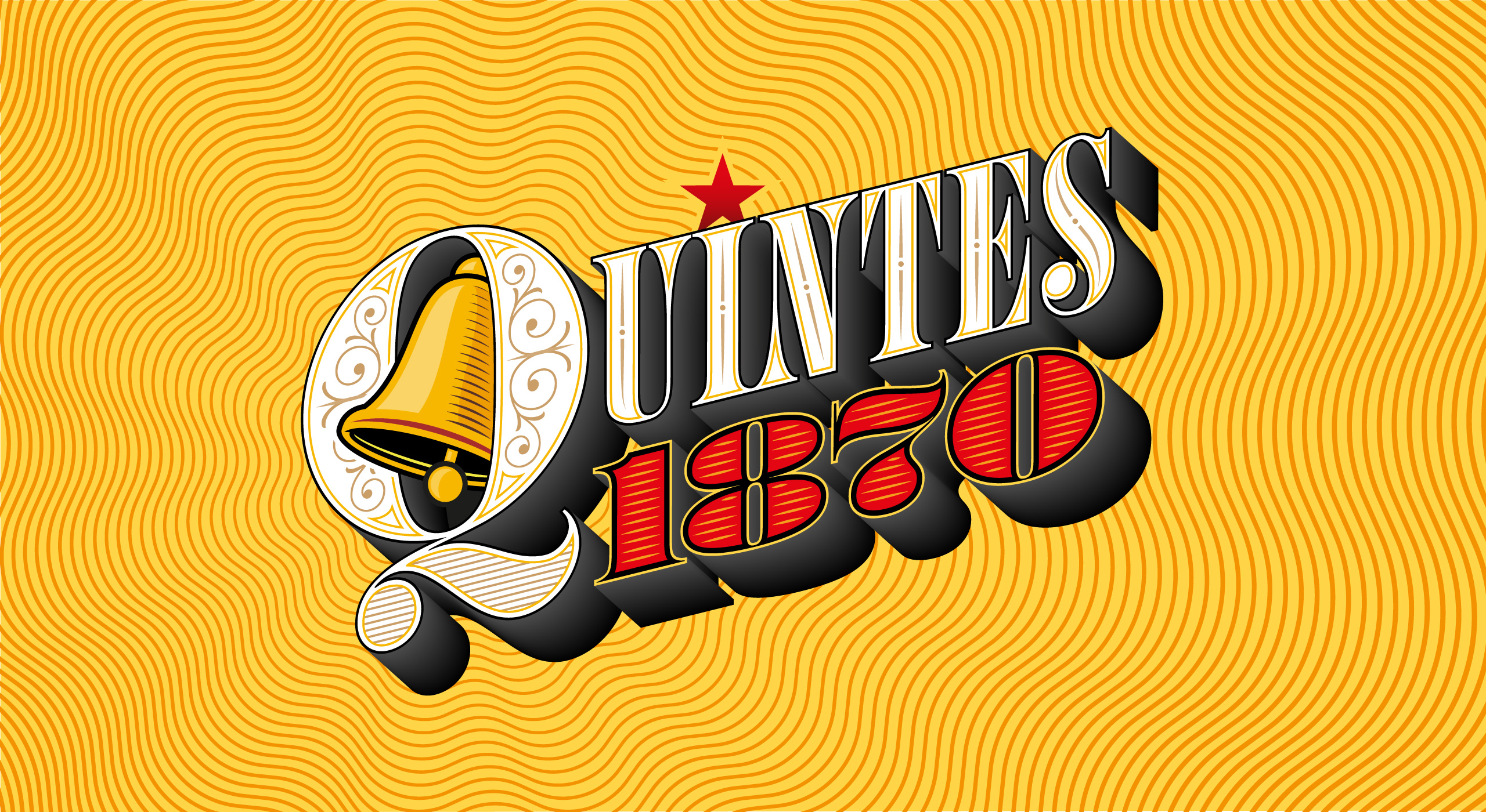 Quintes 1870 lettering