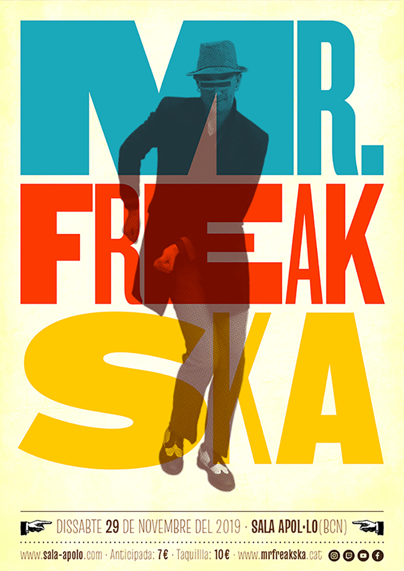Mr. Freak SKA concert posters