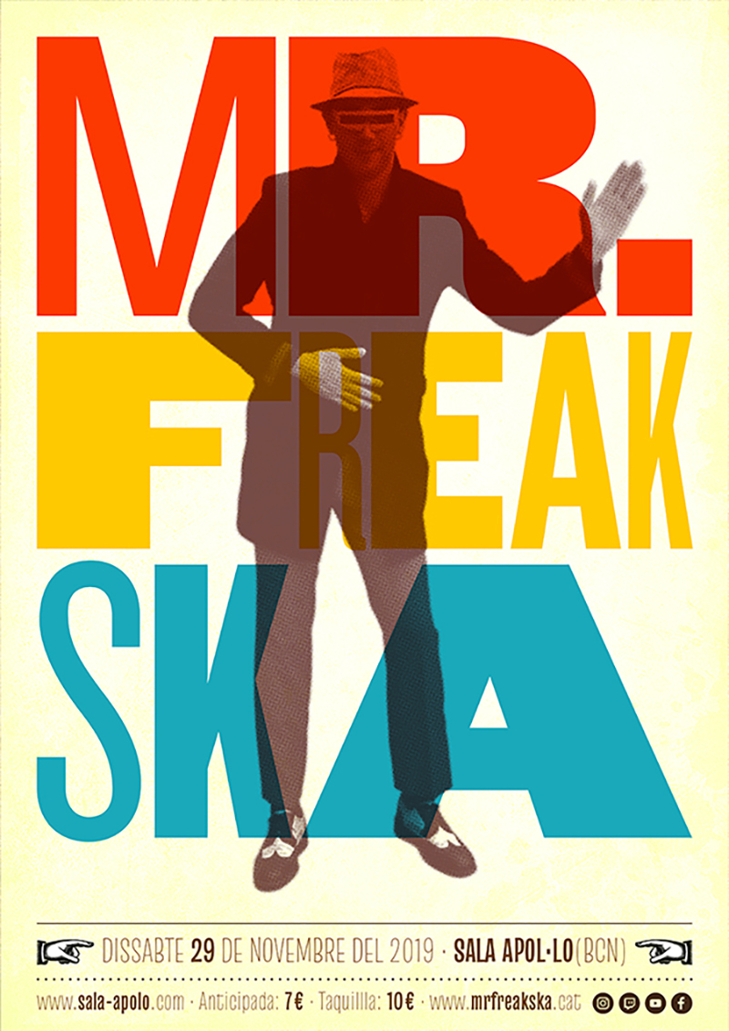 Mr. Freak SKA concert posters
