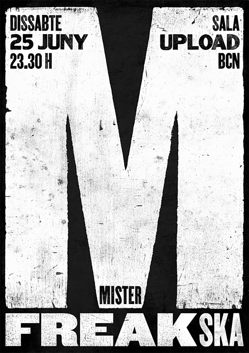 Mr. Freak SKA concert posters