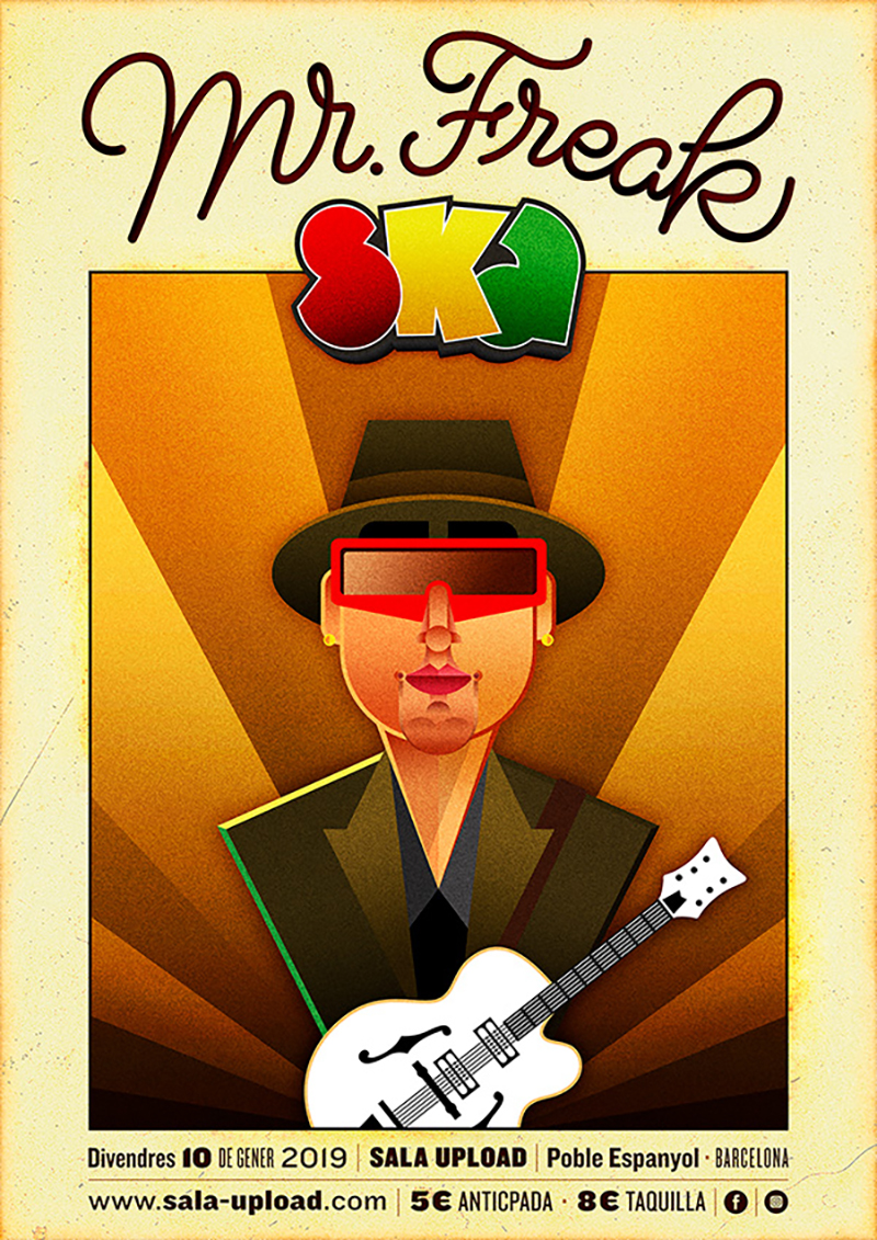 Mr. Freak SKA concert posters