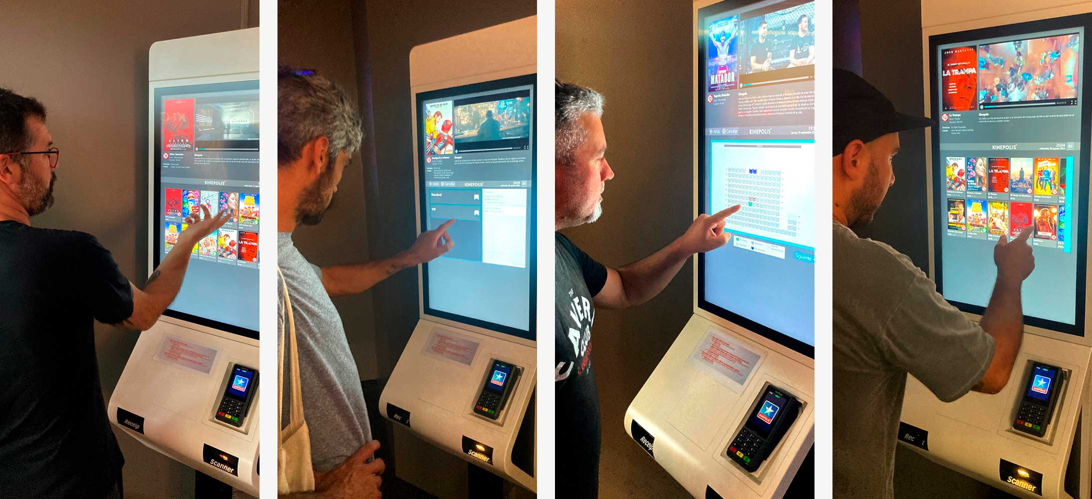 UX research for a digital cinema kiosk