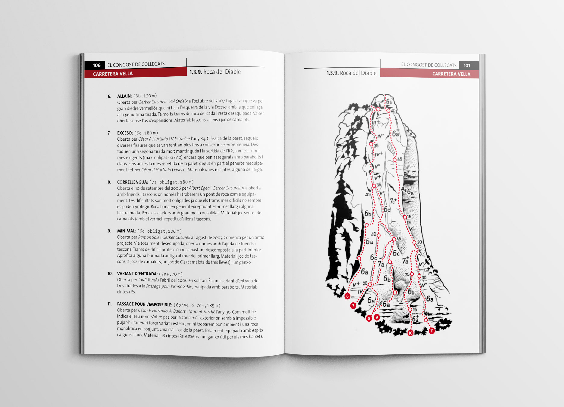 Collegats climbing guide