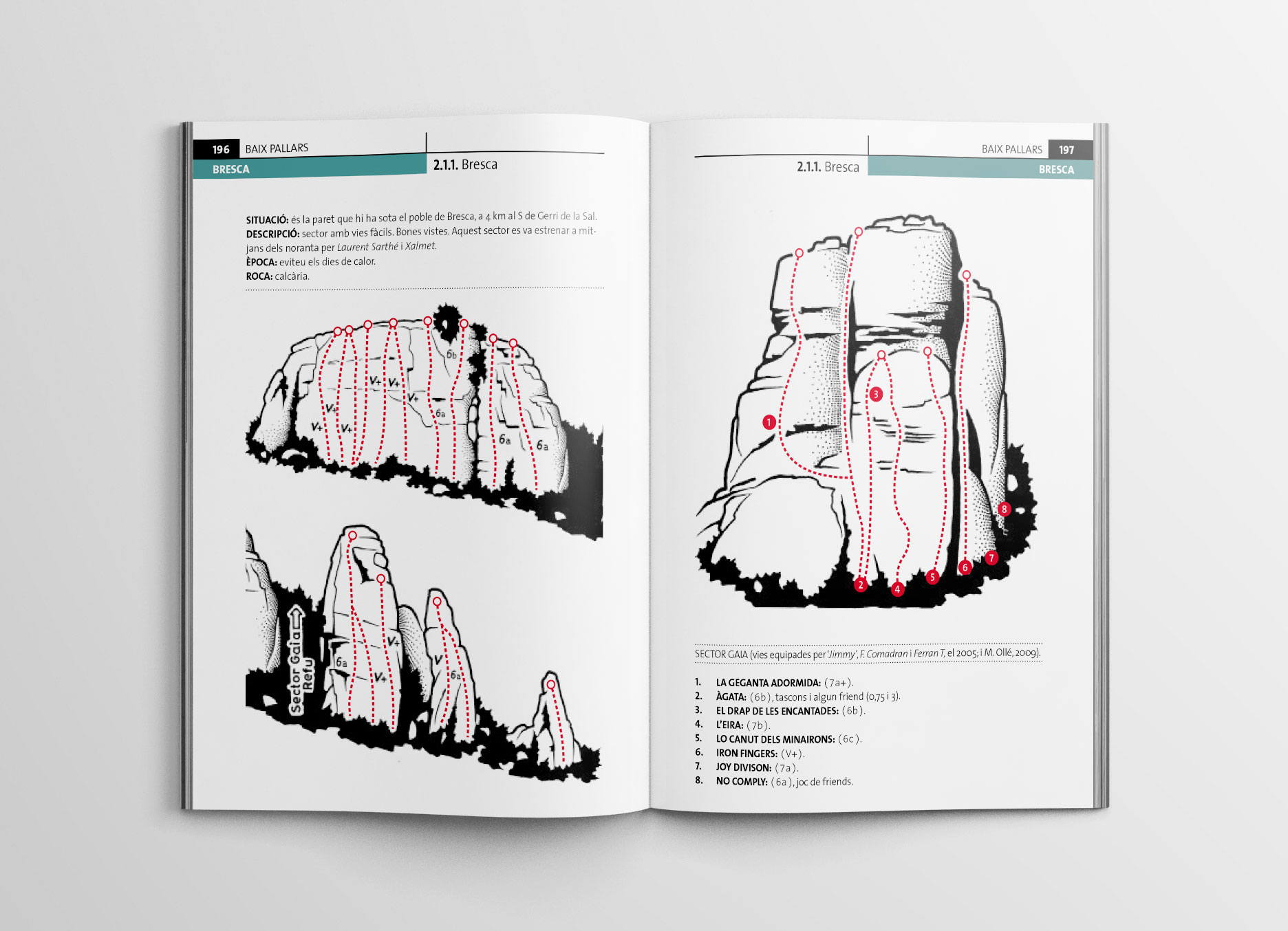 Collegats climbing guide