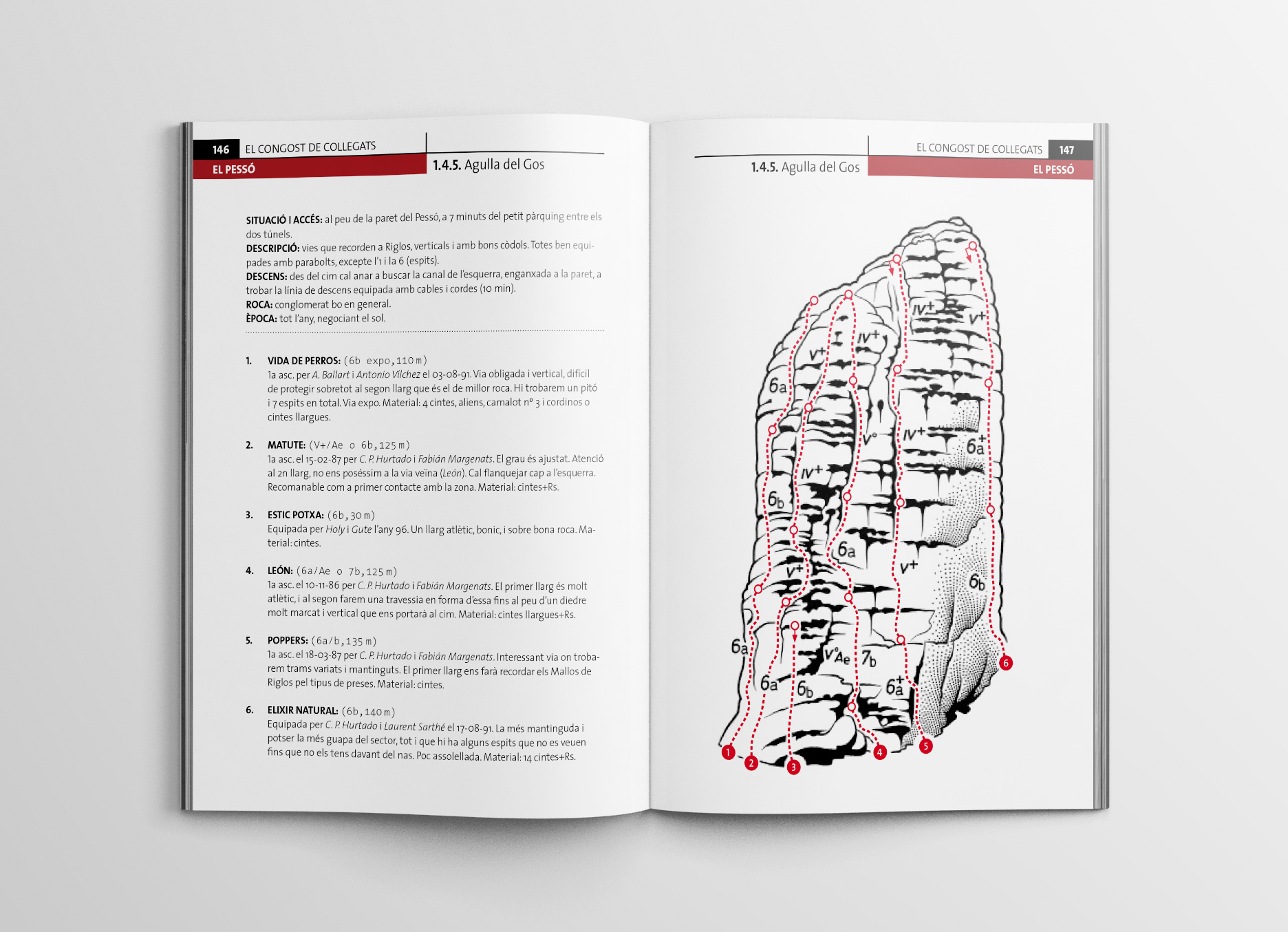 Collegats climbing guide