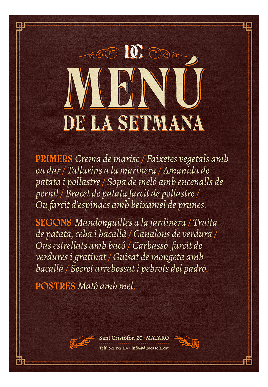 DUO Casolà posters