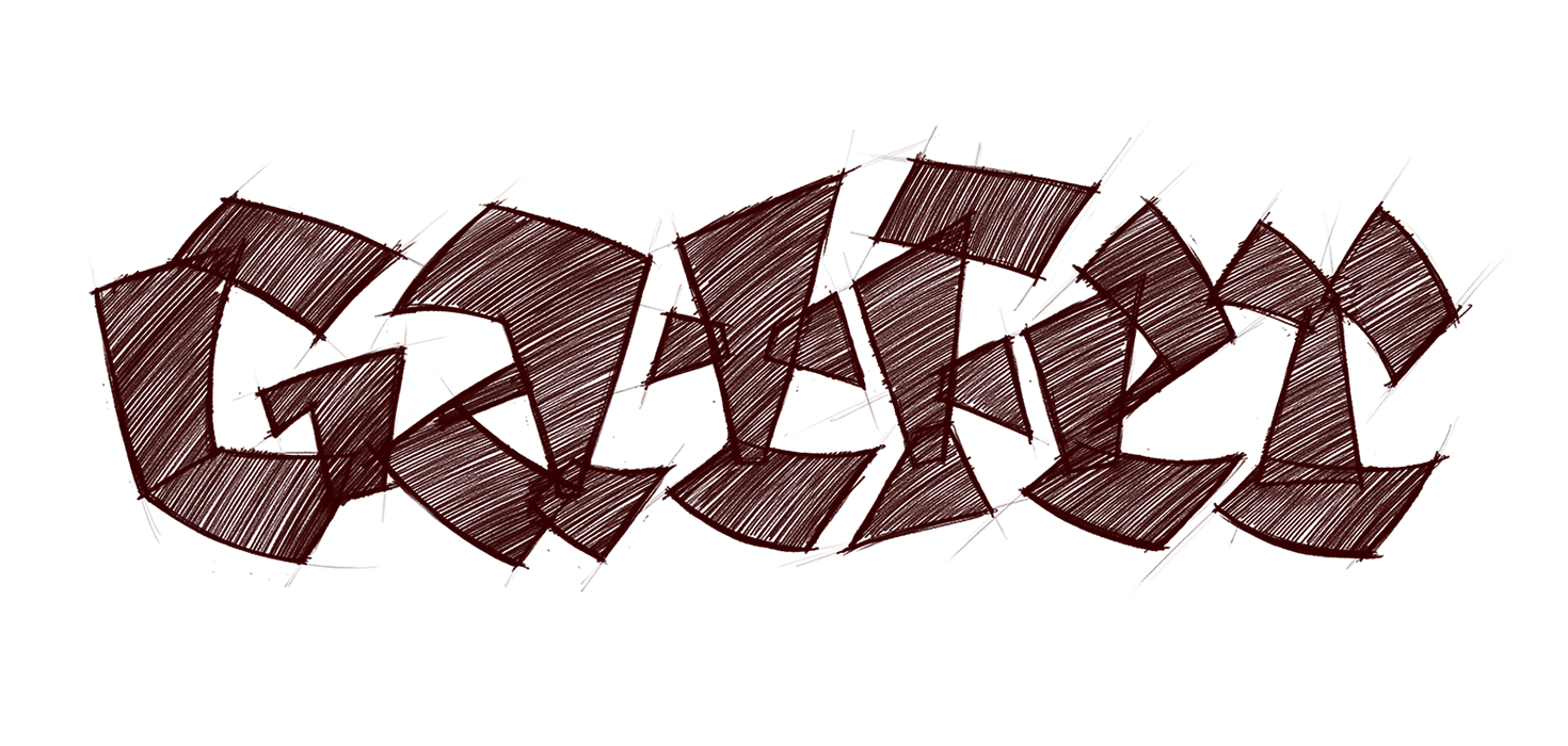 Gatfer craft beer lettering sketches