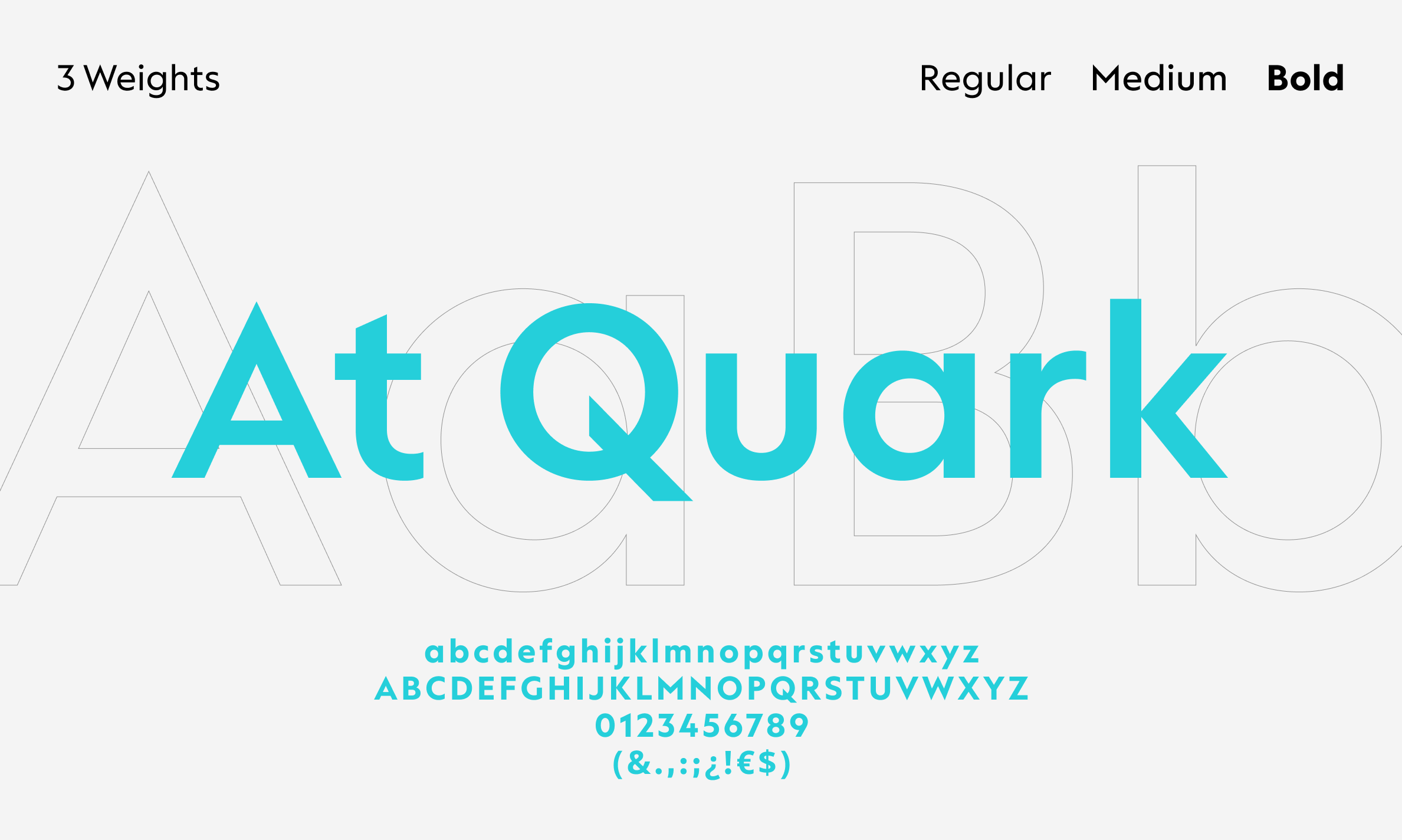 Typography for a cinema digital kiosk